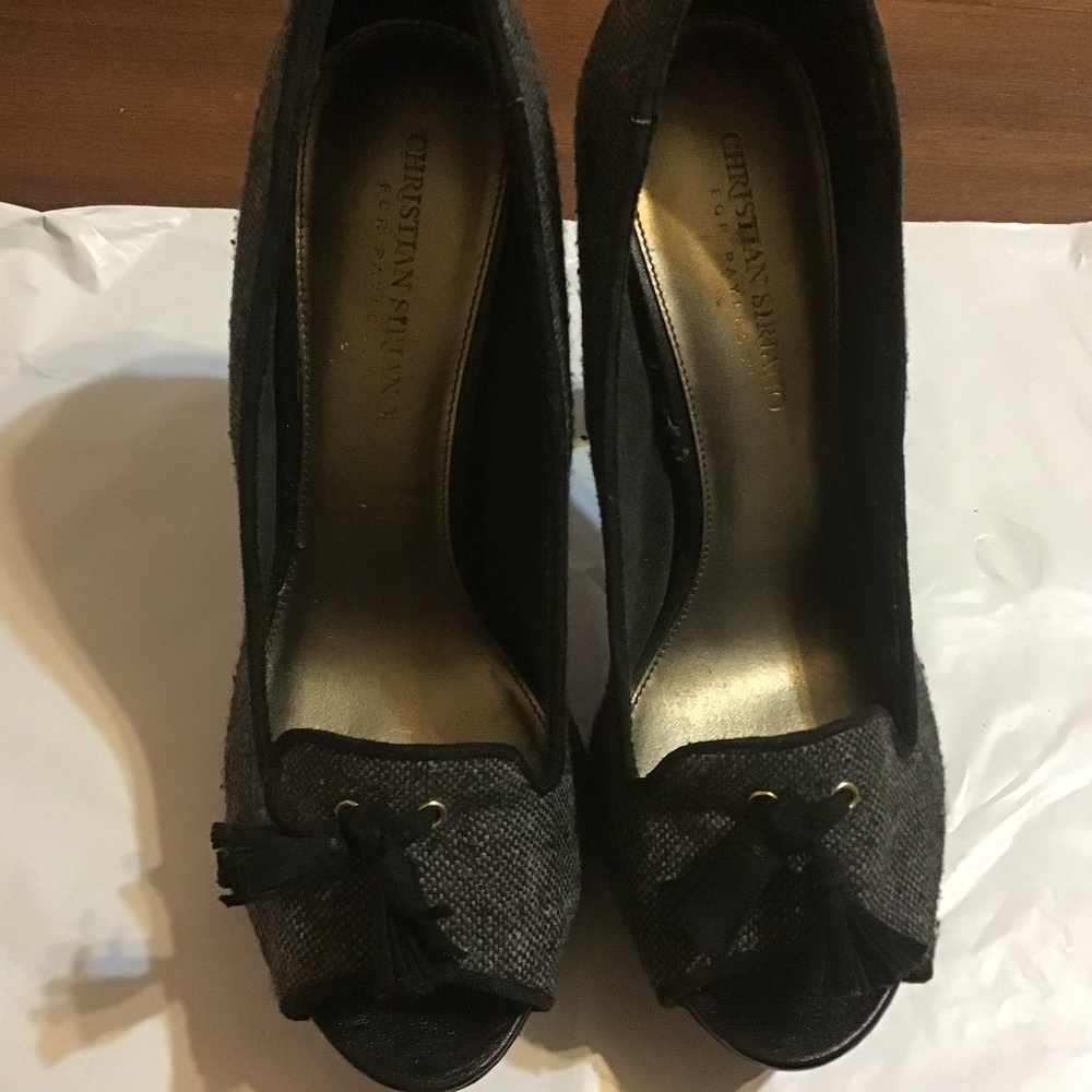 Christian Siriano Peep Toe Heels